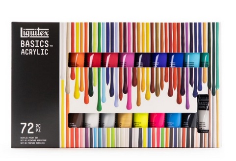 Liquitex Basics Acrylic 72 Colour Set - 22ml image