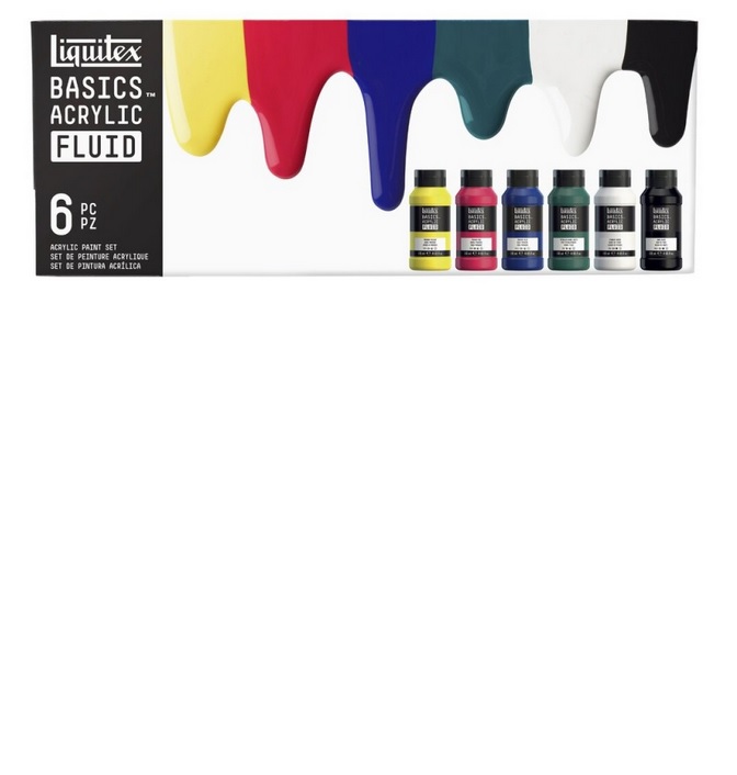 Liquitex Basics Fluid 6x118ml Set image