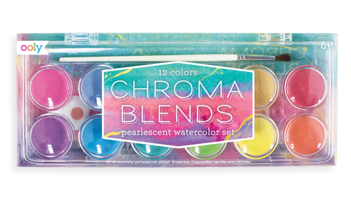 Chroma Blends Watercolor Paint Set - Pearlescent