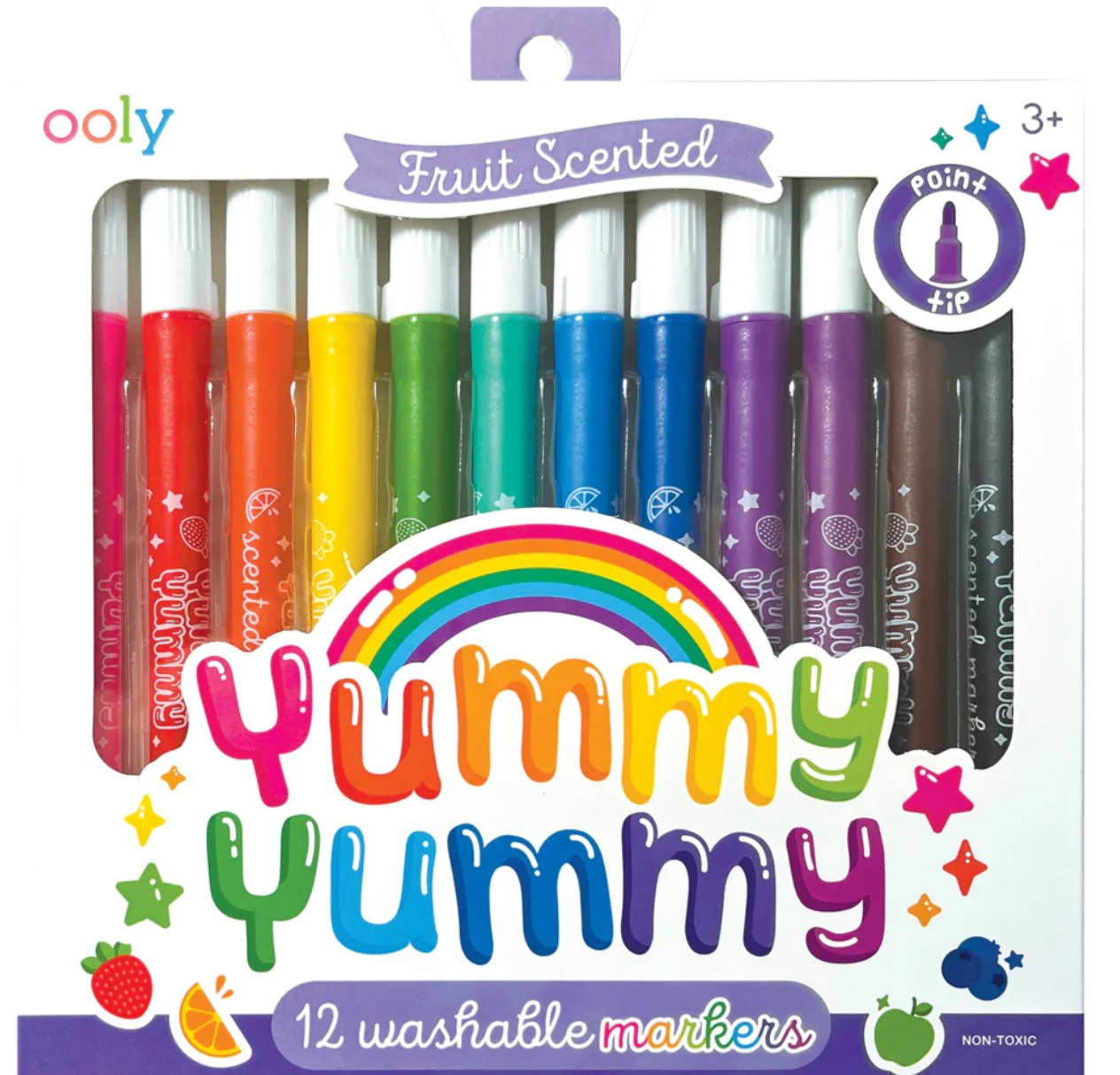 Yummy Yummy Scented Markers - Set of 12